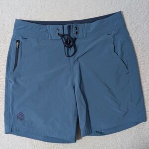 Stio Board Shorts Mens 30/6 Blue Stretch Performance Swim Trunks 2330 Hybrid